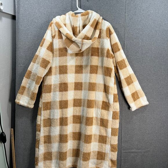 BumbleBella by Jill Martin Long Jacket Cardigen Hood Brown Size XXS - Picture 2 of 16